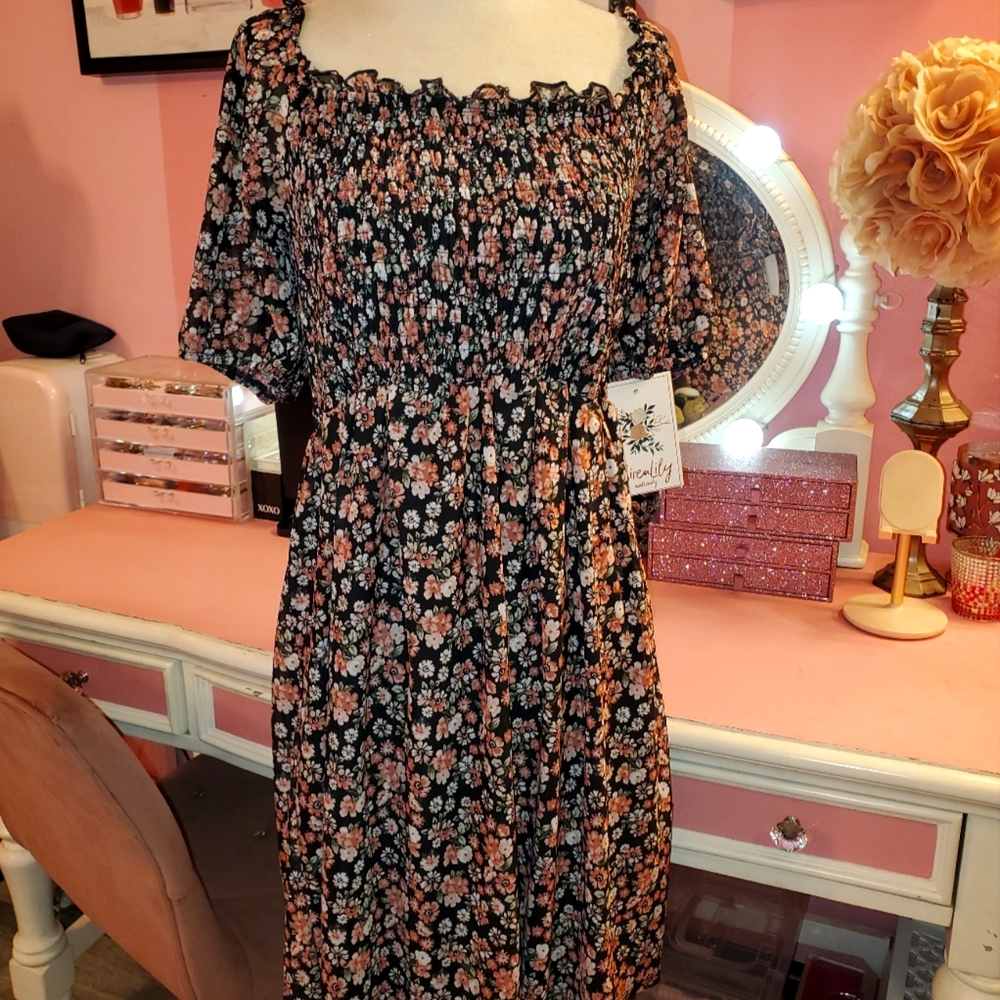 💗 NEW floral dress (XL)